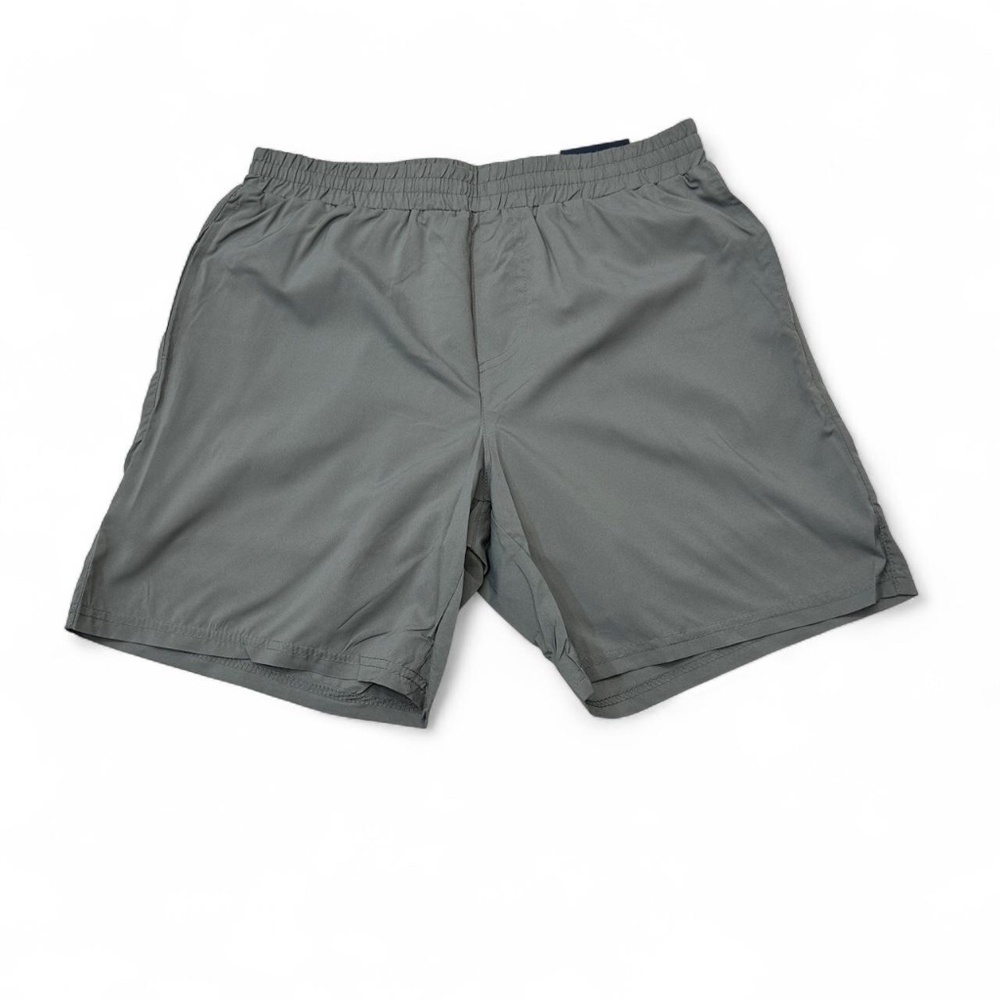 NWT Simply Southern Performance Stretch Men’s Grey Lined Drawstring Shorts S